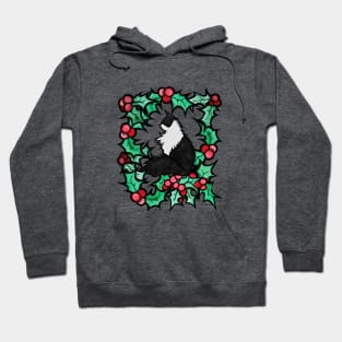 Tuxedo Cat Christmas Hoodie